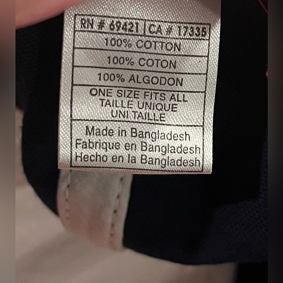 Denver Broncos NFL Reebok Baseball Cap Hat Adult Strapback Blue Orange White - Picture 7 of 8